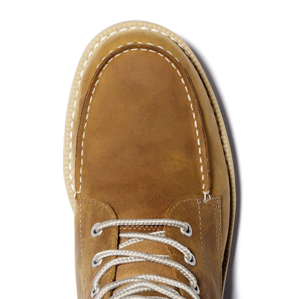Botas de Nieve Timberland Hombre Redwood Falls Waterproof Moc-Toe Marrones - Chile YAO-061794